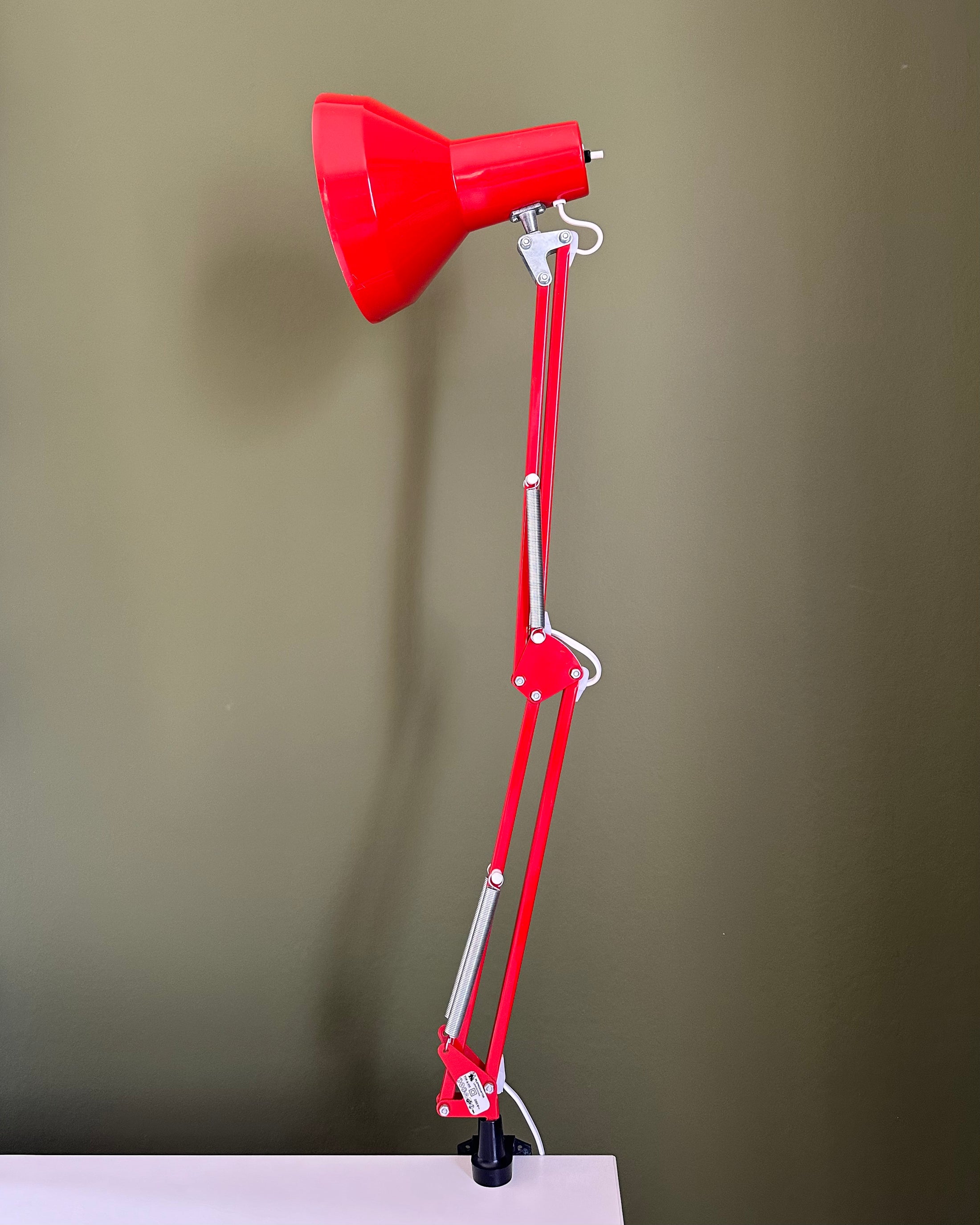 Red Vintage Desk Lamp