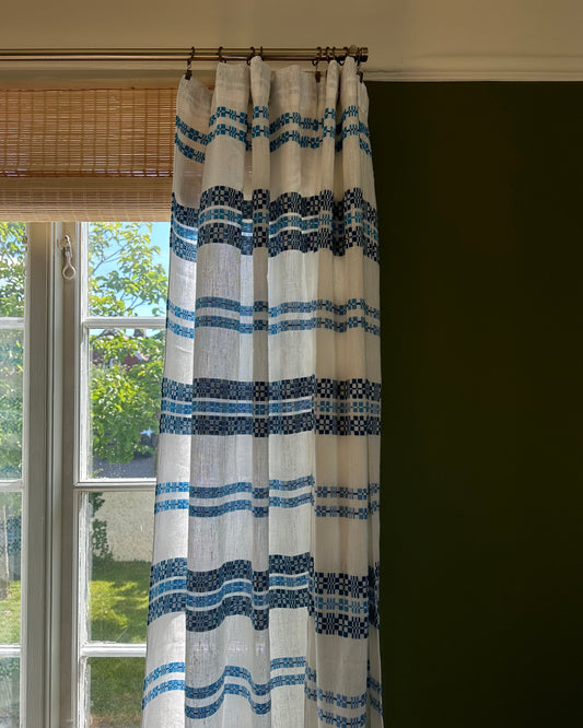 Pair of Hand-Woven Curtains