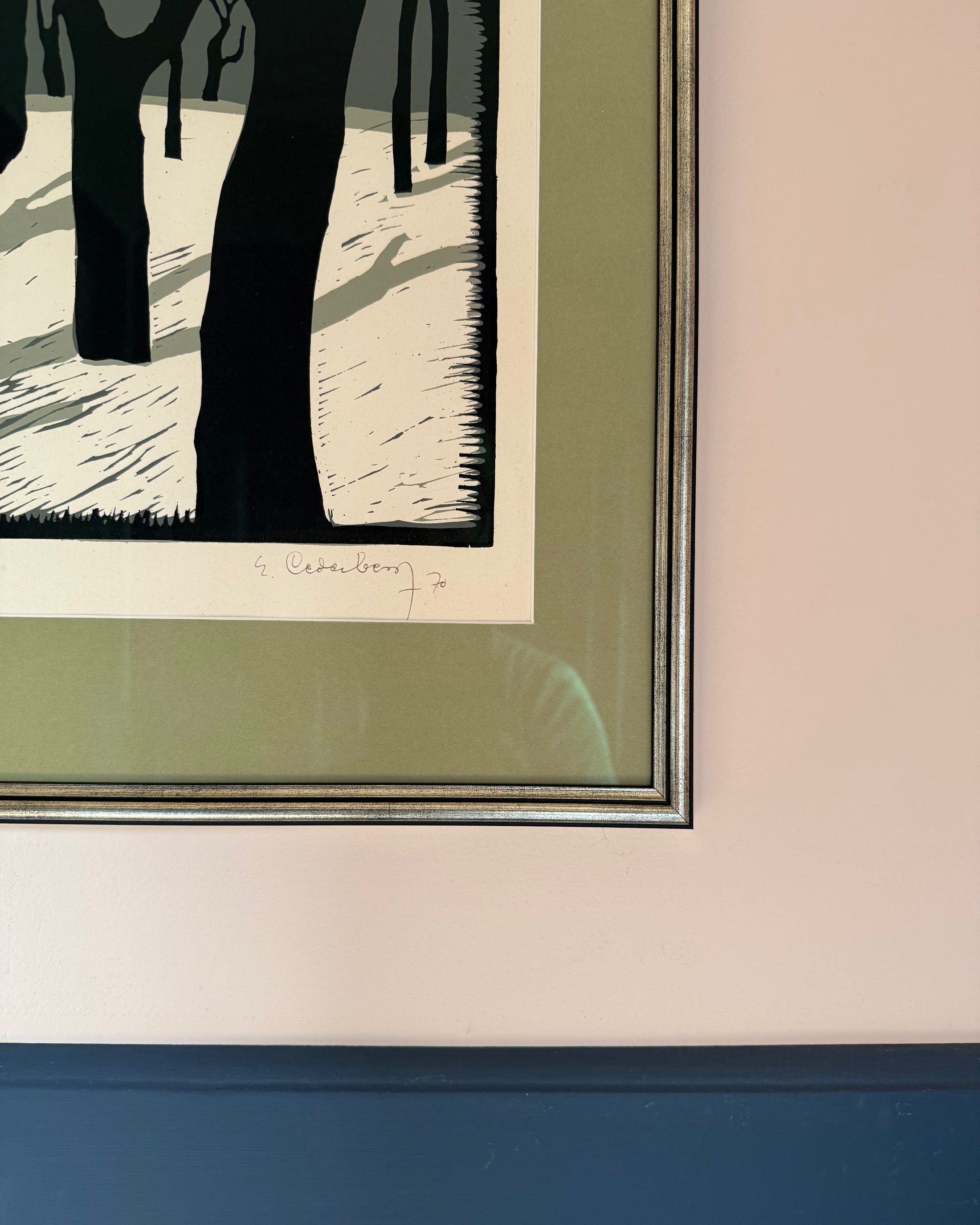 Woodland Lithograph