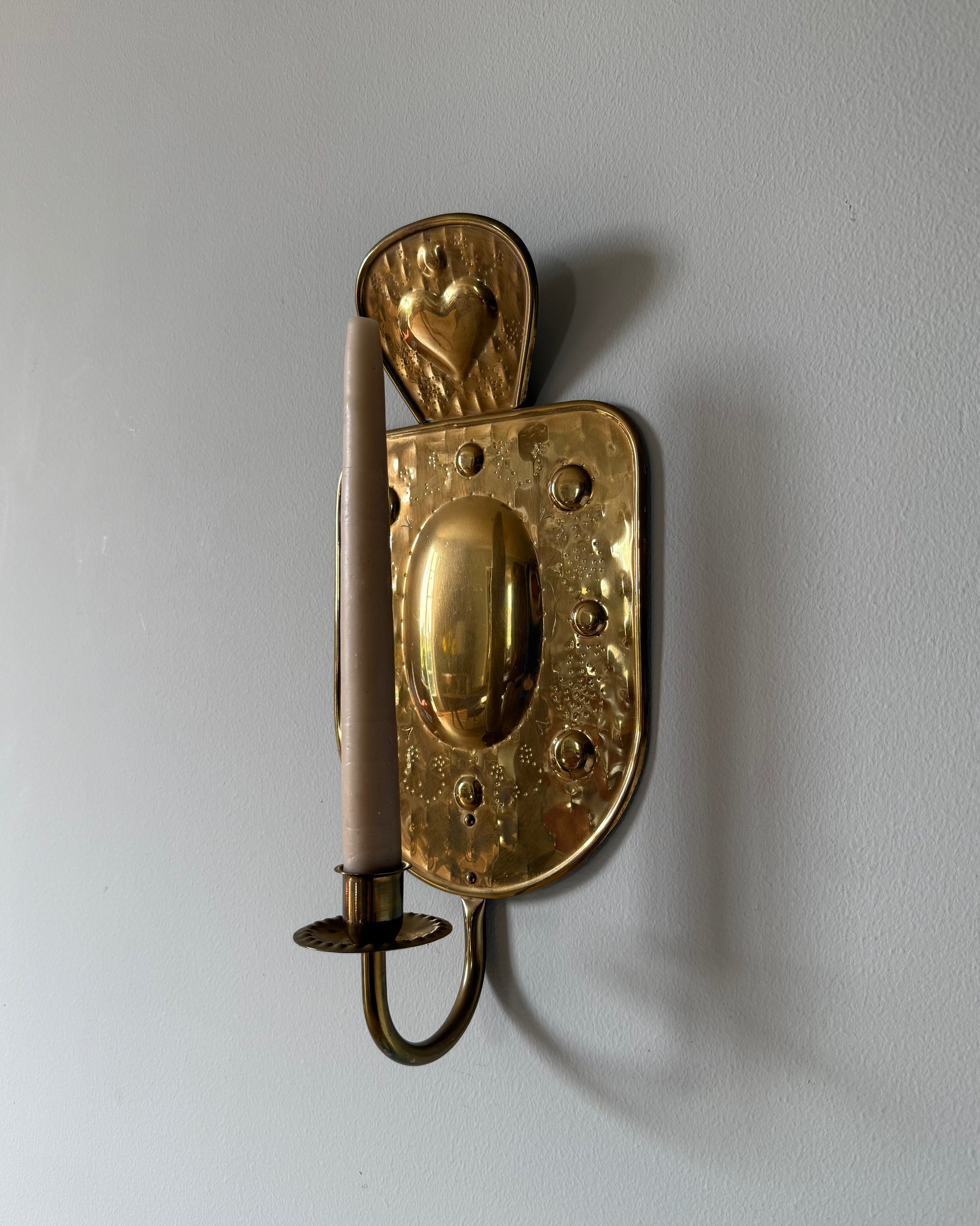 Pair of Brass Wall Sconces