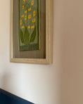 Load image into Gallery viewer, Framed Vintage Tapestry - Yellow Flowers
