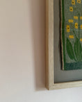 Load image into Gallery viewer, Framed Vintage Tapestry - Yellow Flowers
