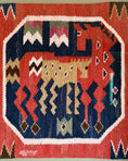 Load image into Gallery viewer, Framed Vintage Tapestry - Röd häst med föl by Märta Måås-Fjetterström
