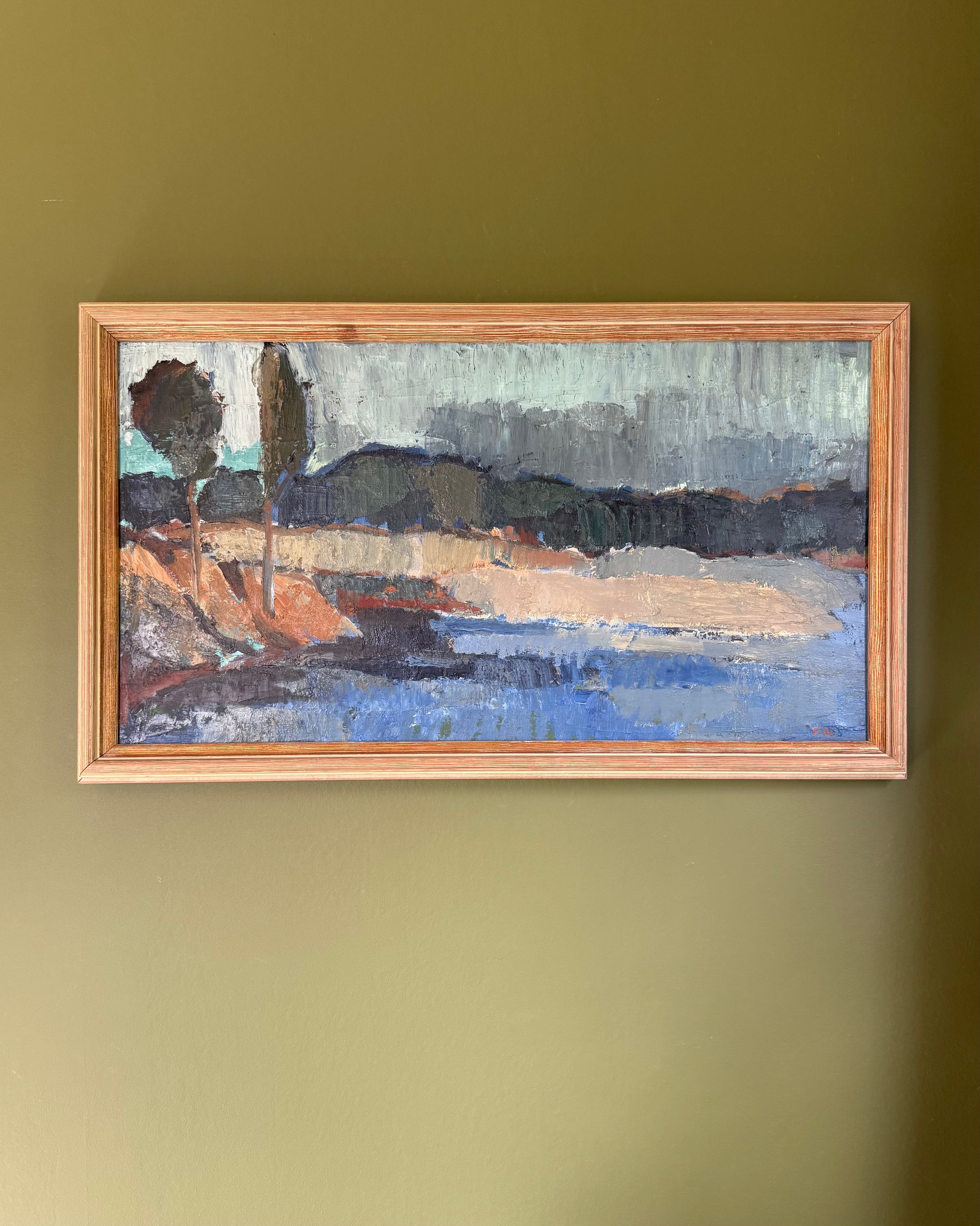 Landscape in Blue