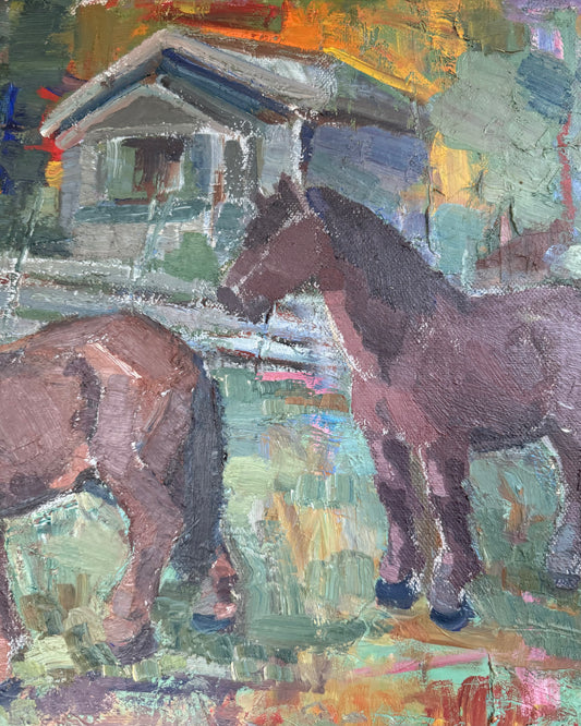 Horses in the Field