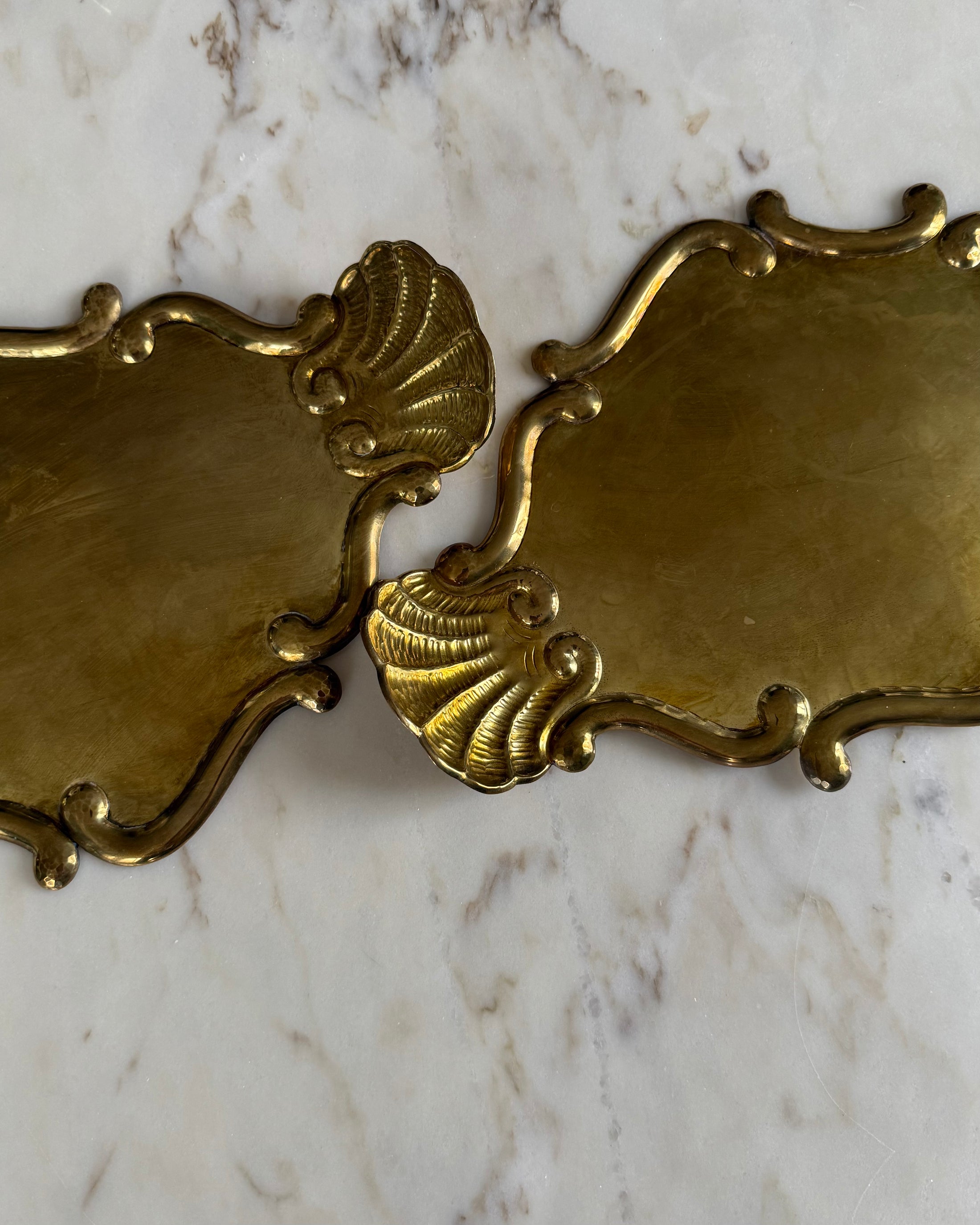Pair of Brass Wall Sconces