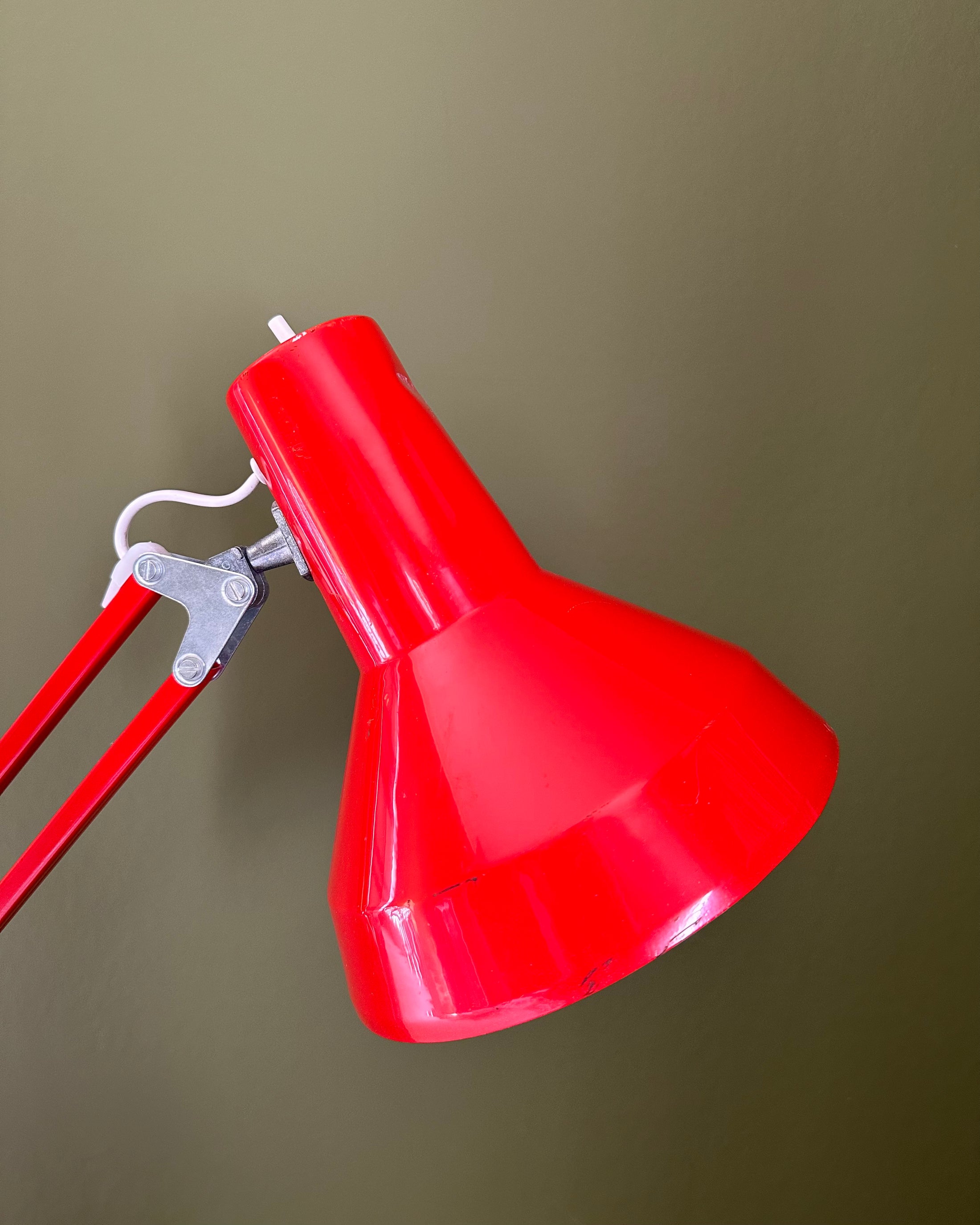 Red Vintage Desk Lamp