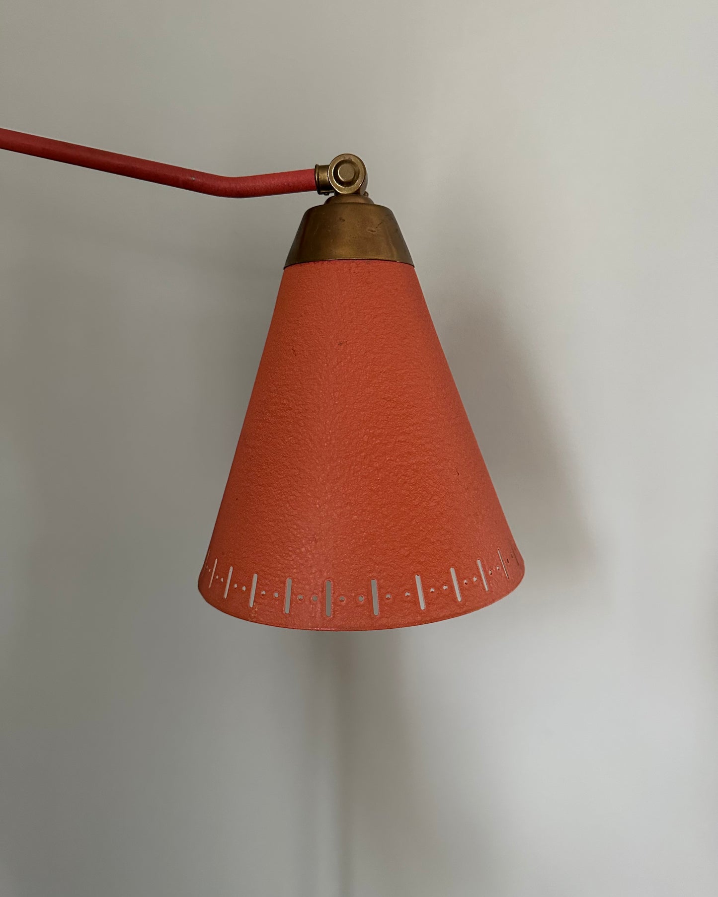 Red Vintage Wall Lamp