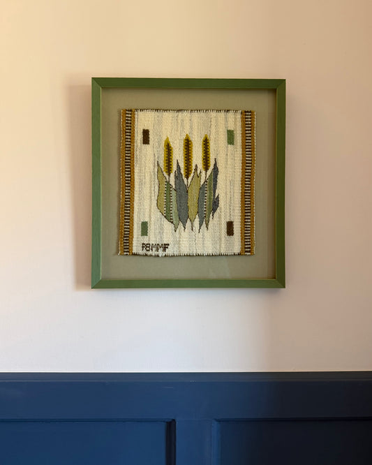 Framed Vintage Tapestry - Blomlapp, Axet by Märta Måås-Fjetterström