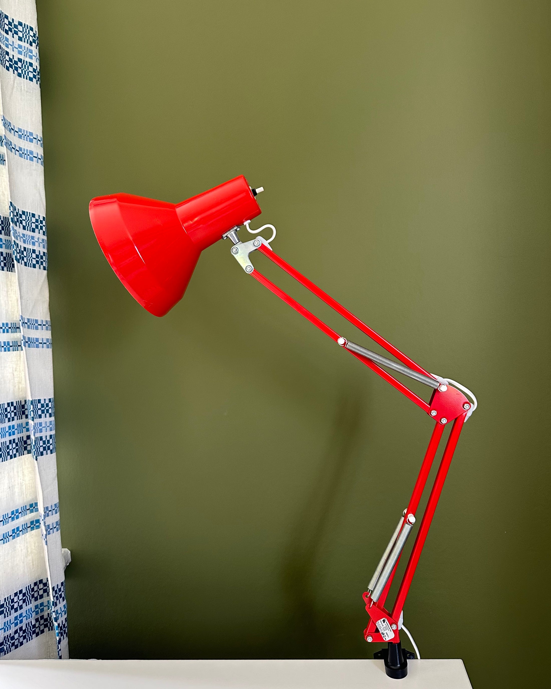 Red Vintage Desk Lamp