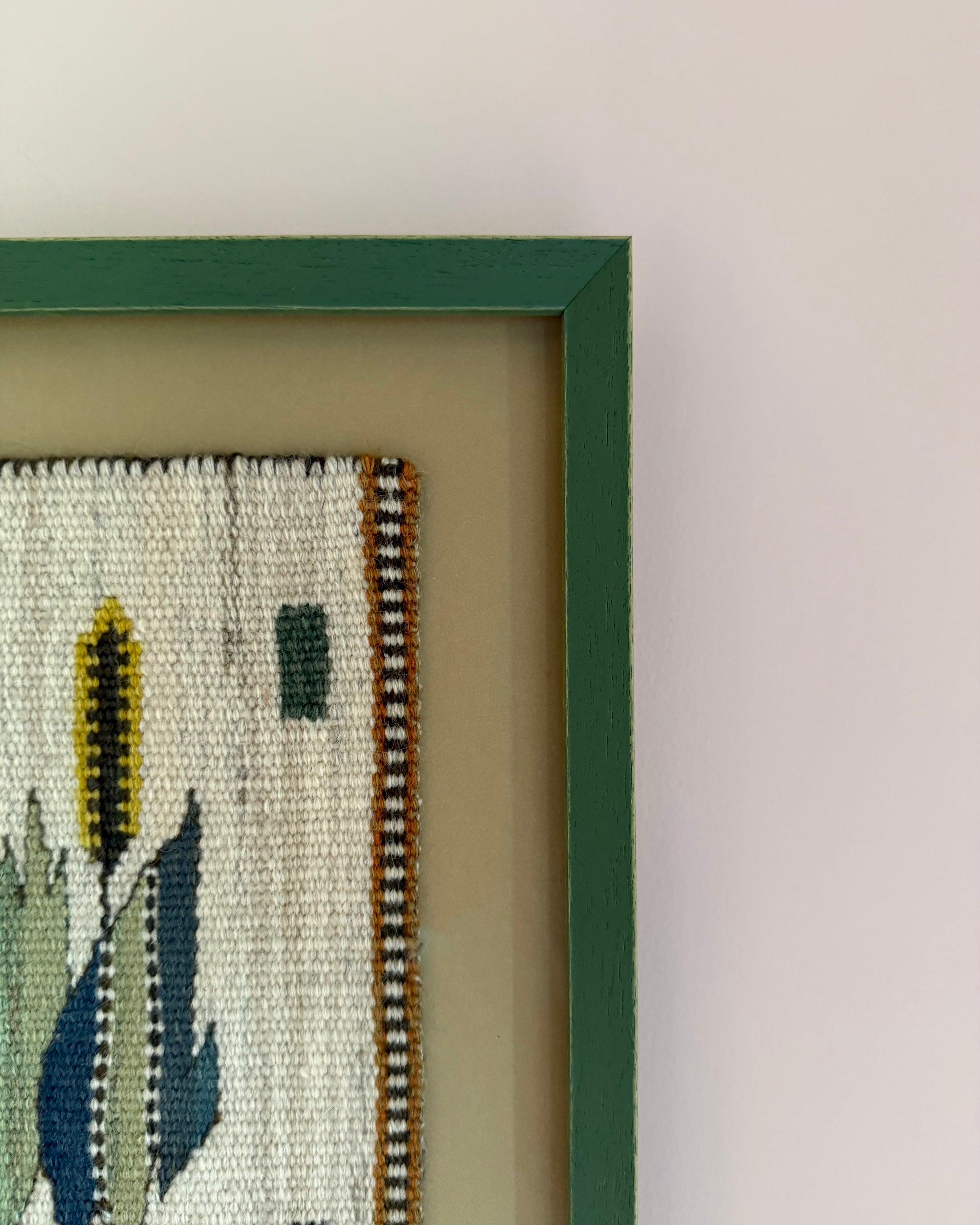 Framed Vintage Tapestry - Blomlapp by Märta Måås-Fjetterström