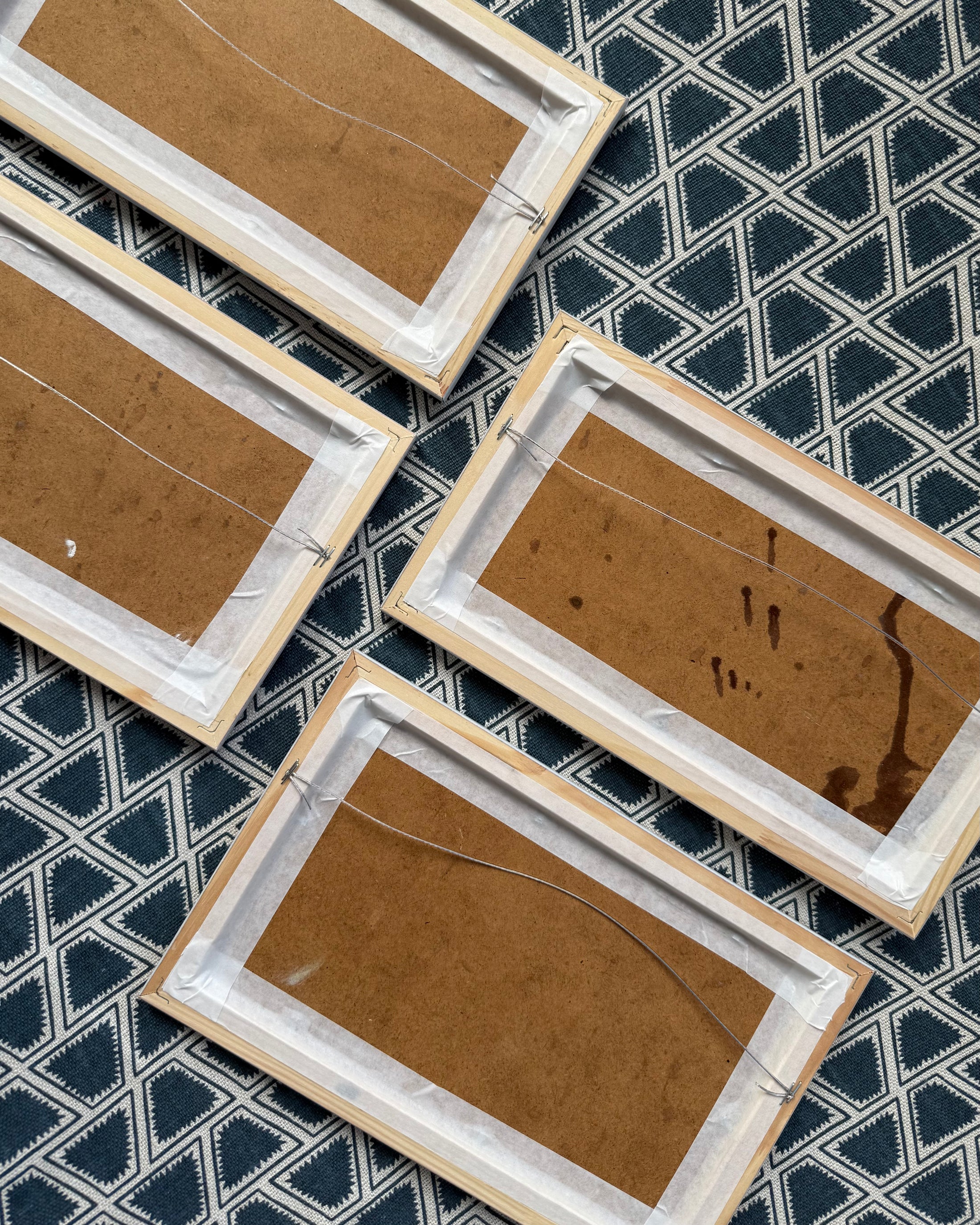 Set of Four Paintings