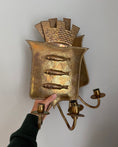 Load image into Gallery viewer, Pair of Brass Wall Sconces
