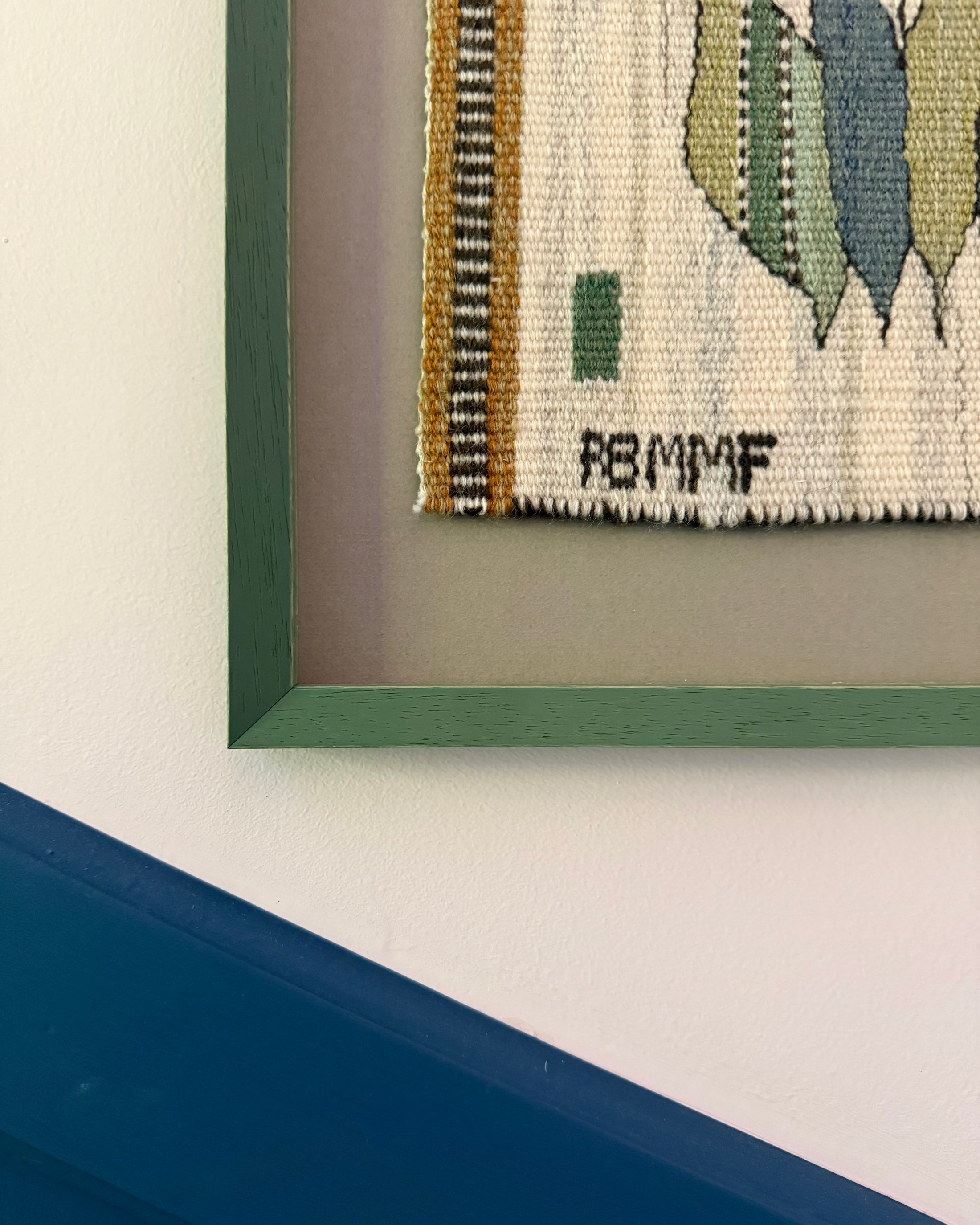 Framed Vintage Tapestry - Blomlapp, Axet by Märta Måås-Fjetterström