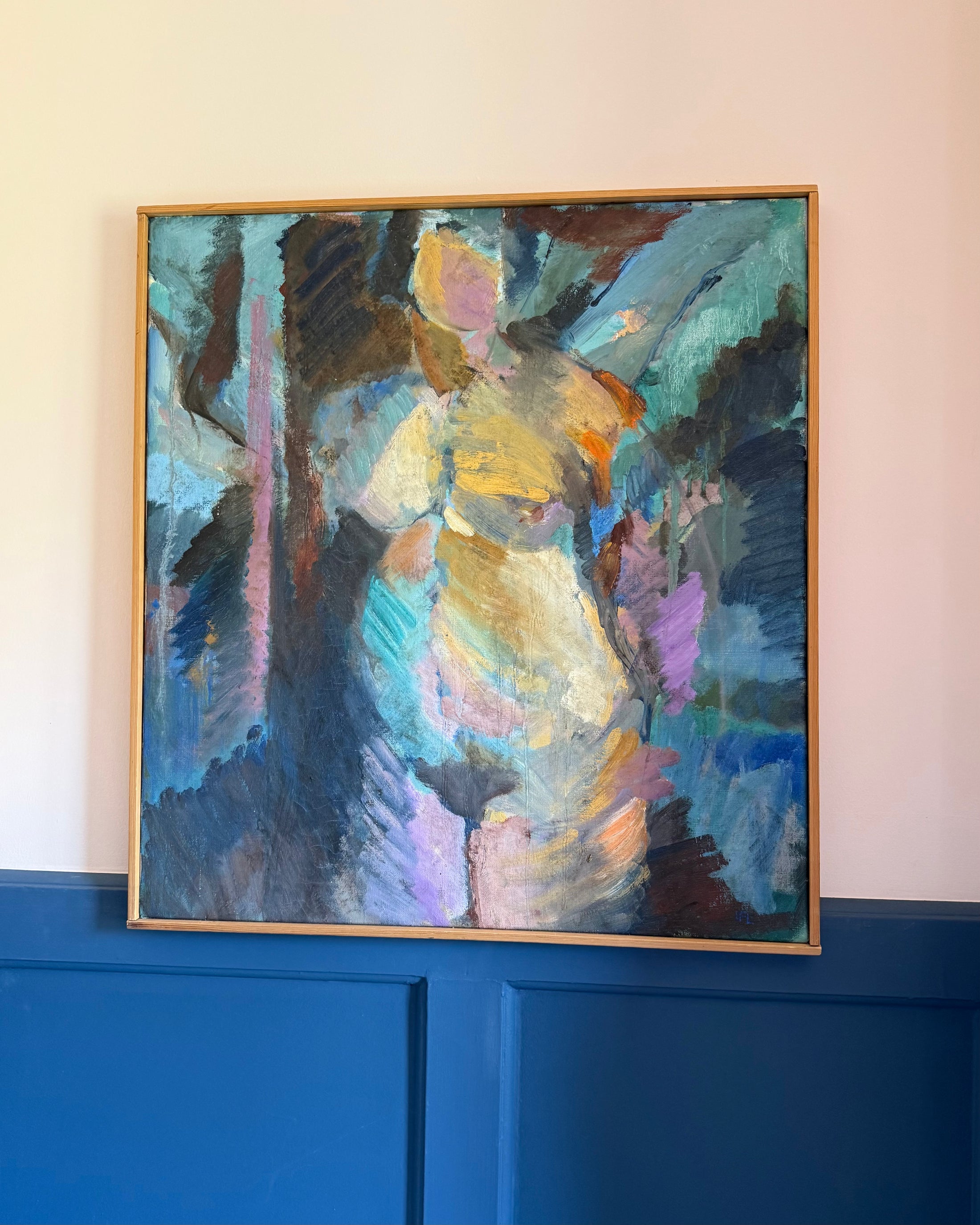 Woman in Blue
