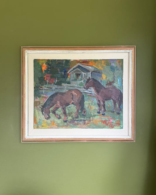 Horses in the Field