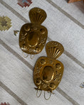 Load image into Gallery viewer, Pair of Large Brass Wall Sconces
