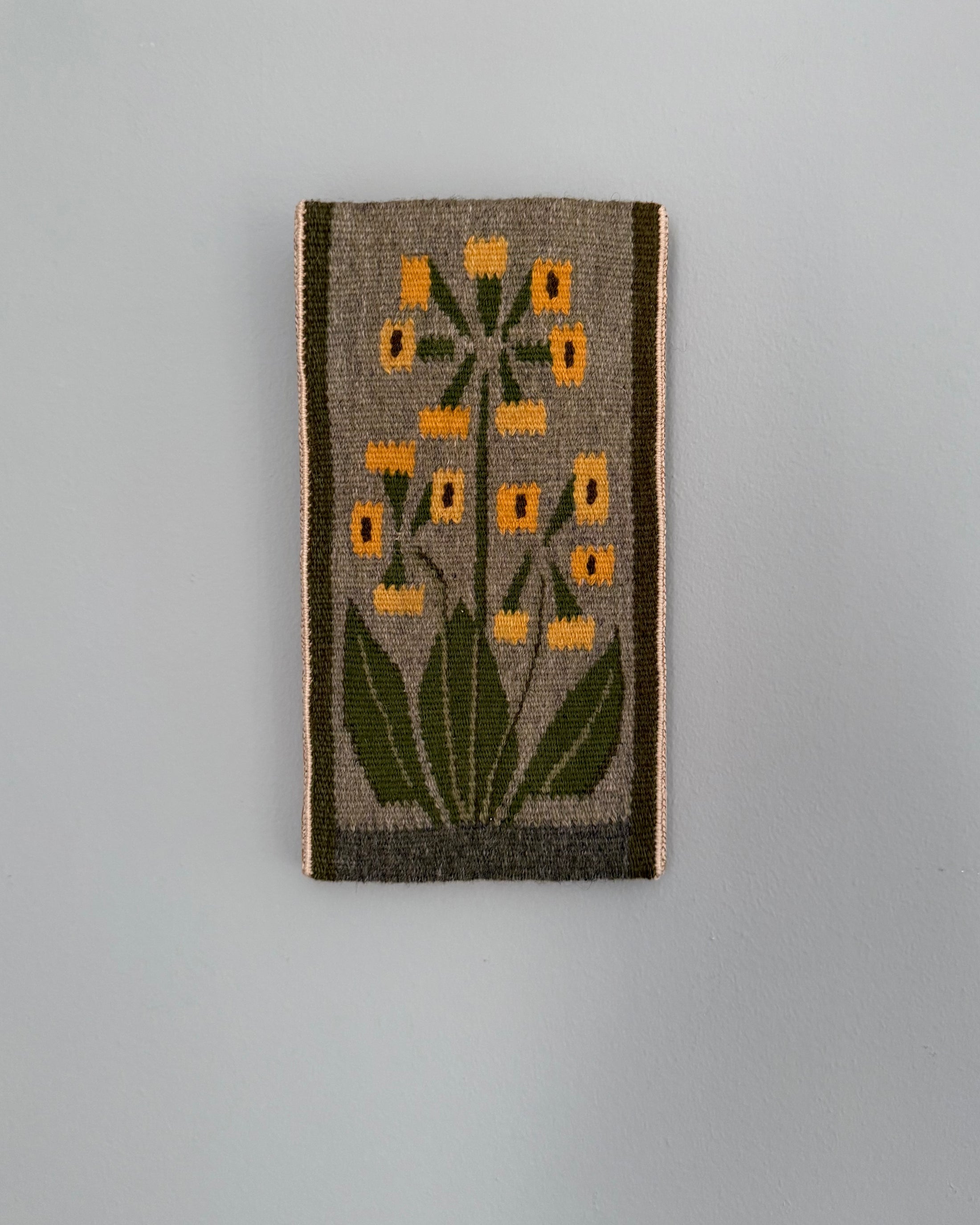 Vintage Tapestry - Yellow Flower