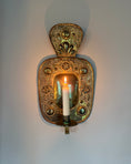 Load image into Gallery viewer, Pair of Brass Wall Sconces
