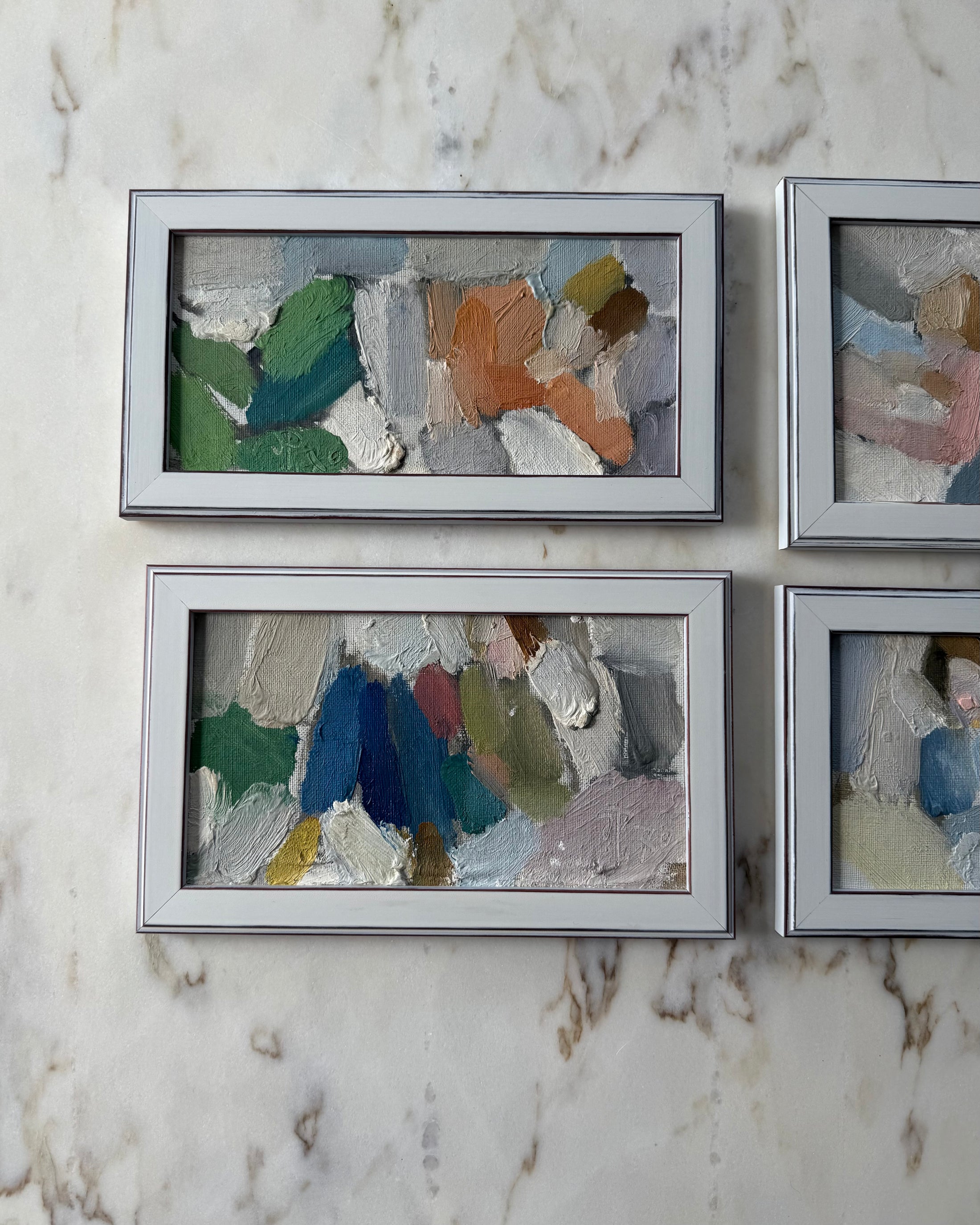 Set of Four Paintings