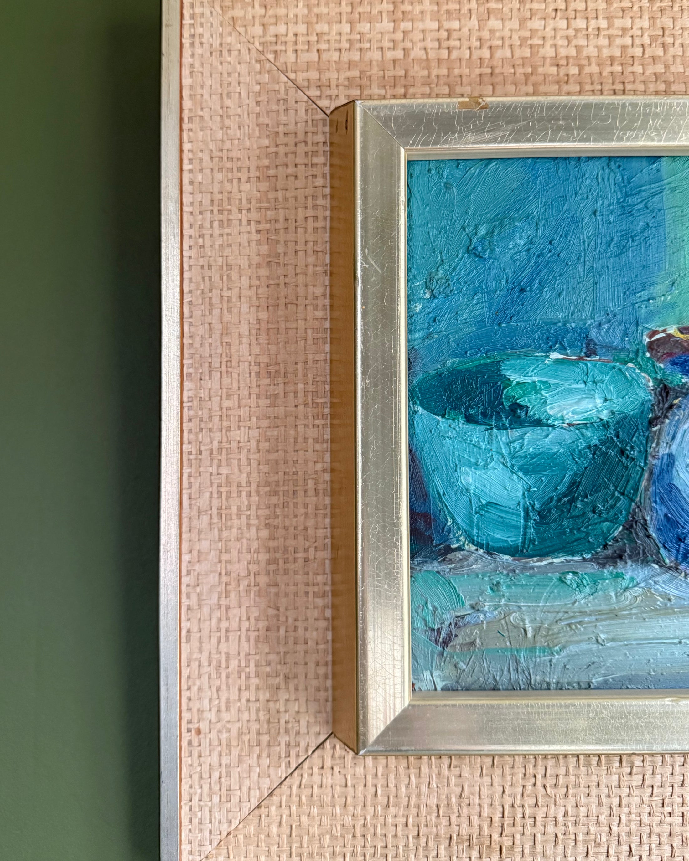 Small Still Life in Green and Blue