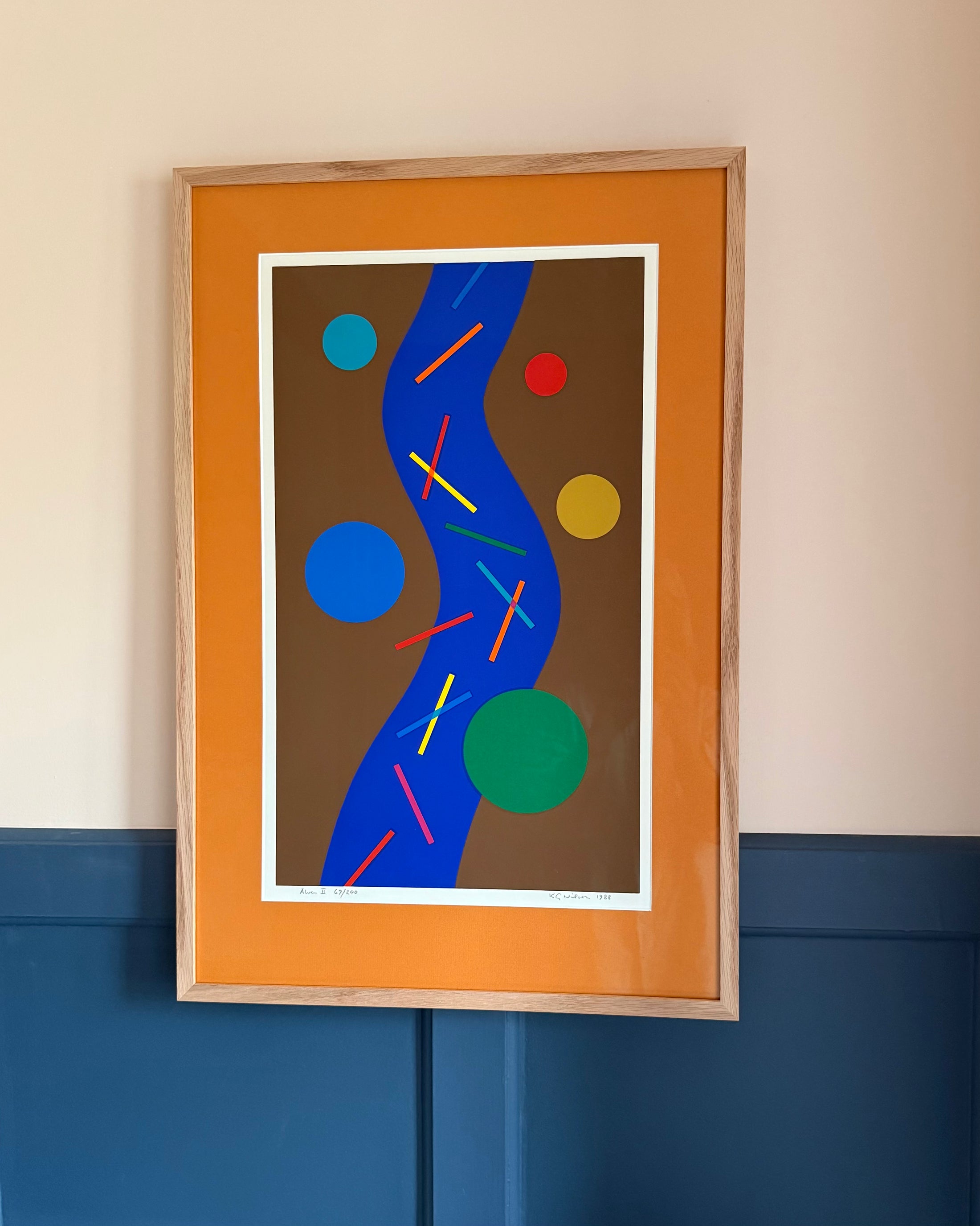 Framed Color Lithograph