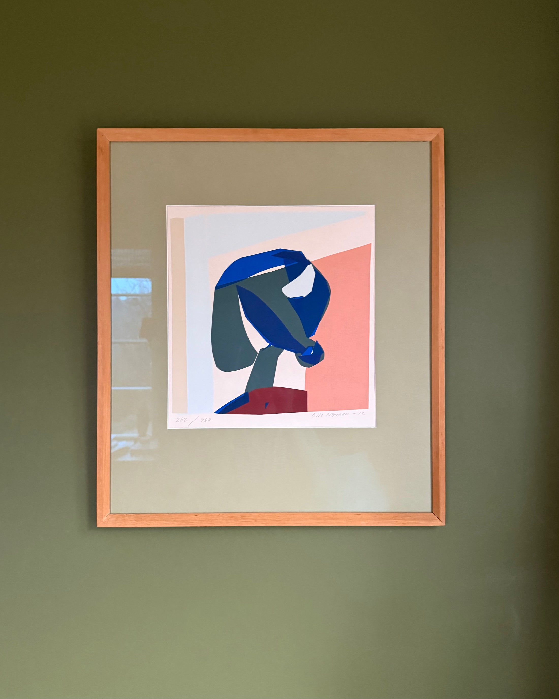 Framed Color Lithograph
