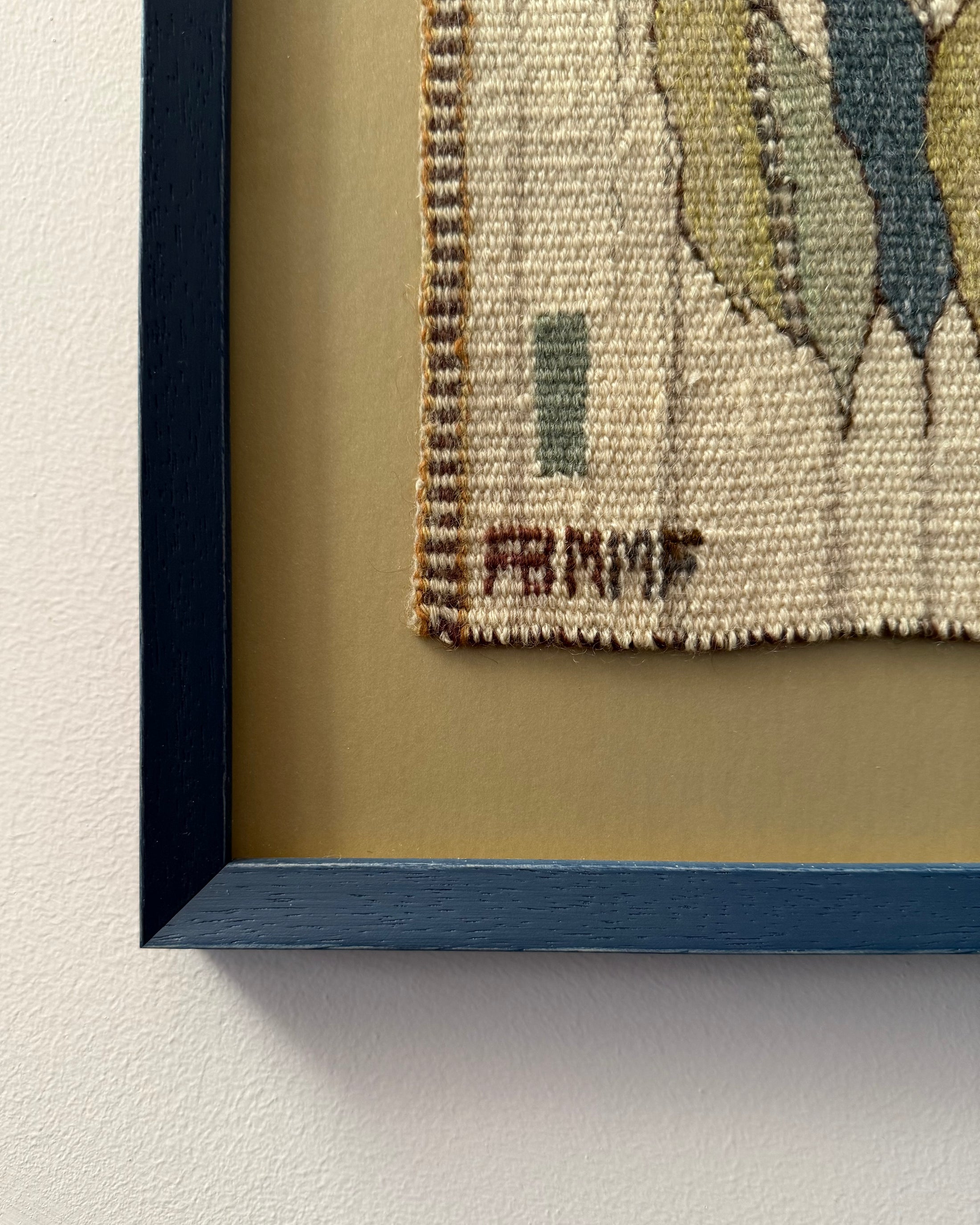 Framed Vintage Tapestry - Blomlapp by Märta Måås-Fjetterström