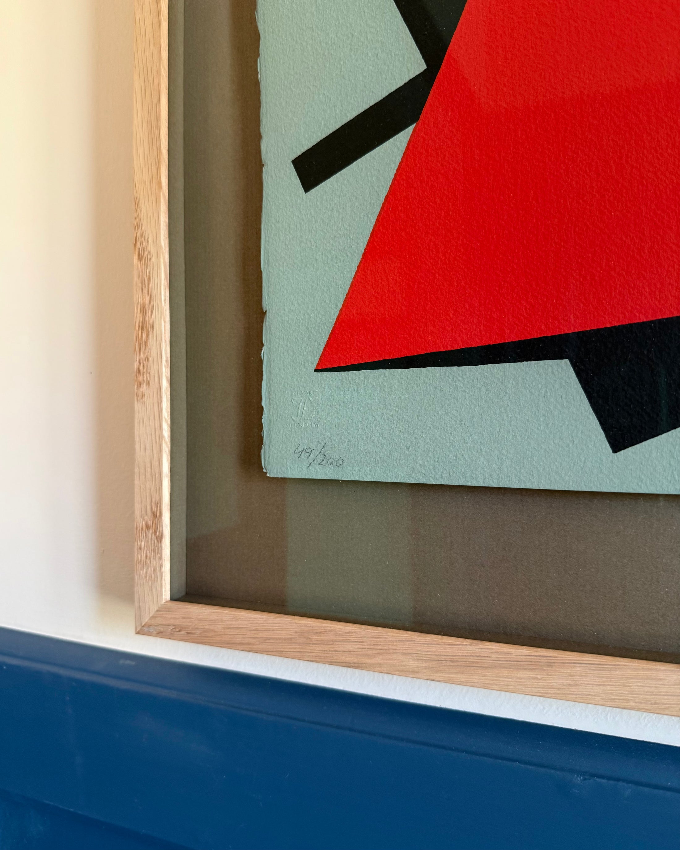 Framed Color Lithograph