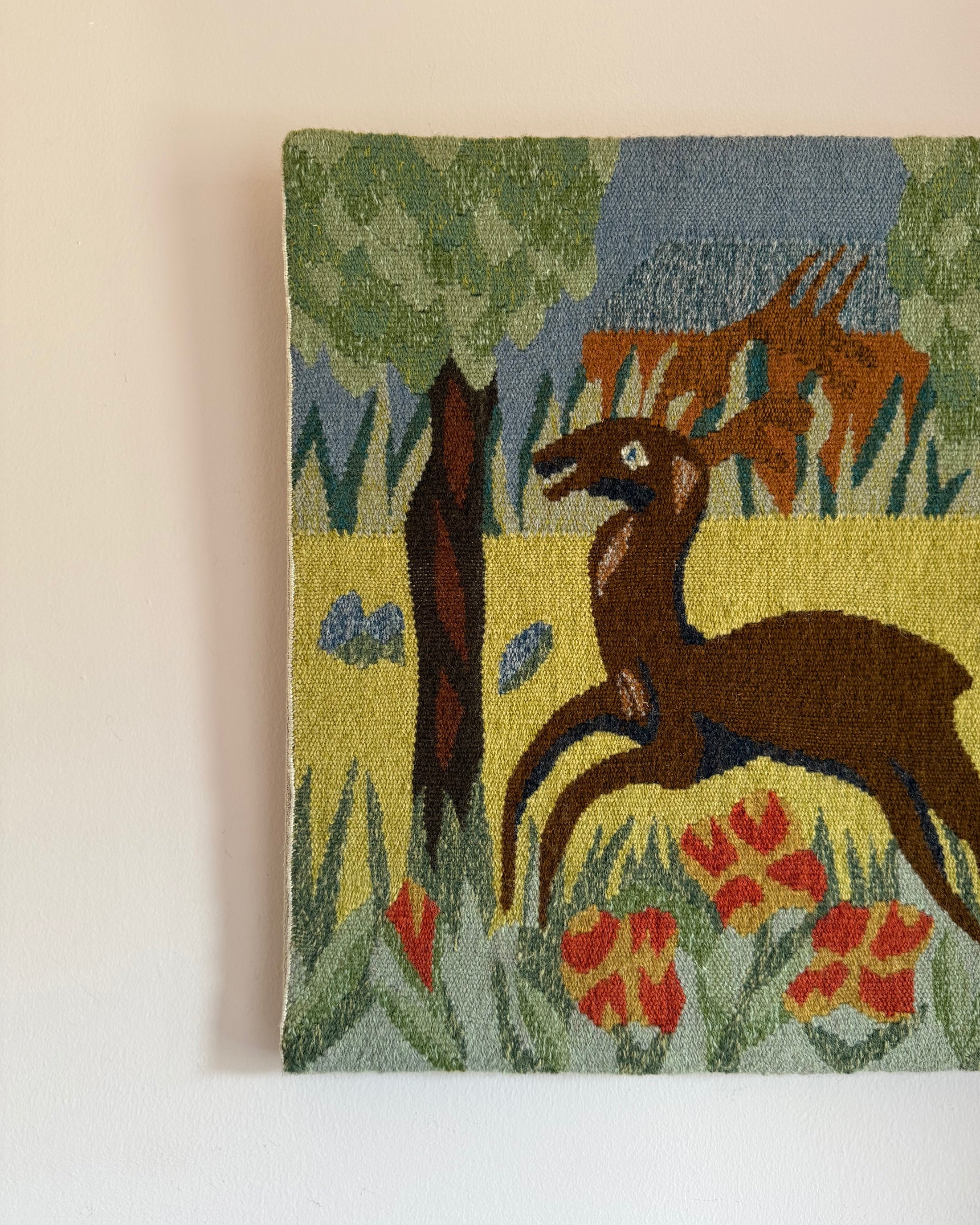 Vintage Deer Tapestry