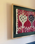 Load image into Gallery viewer, Framed Vintage Tapestry - Crocus röd by Ann-Mari Forsberg
