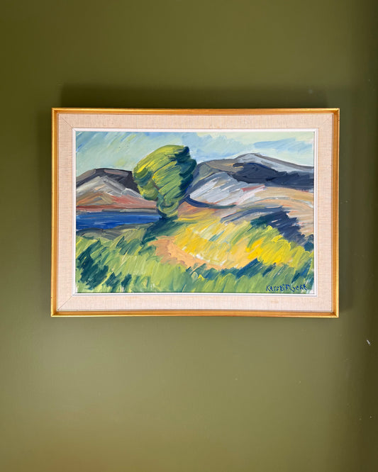 Landscape in Blue and Green