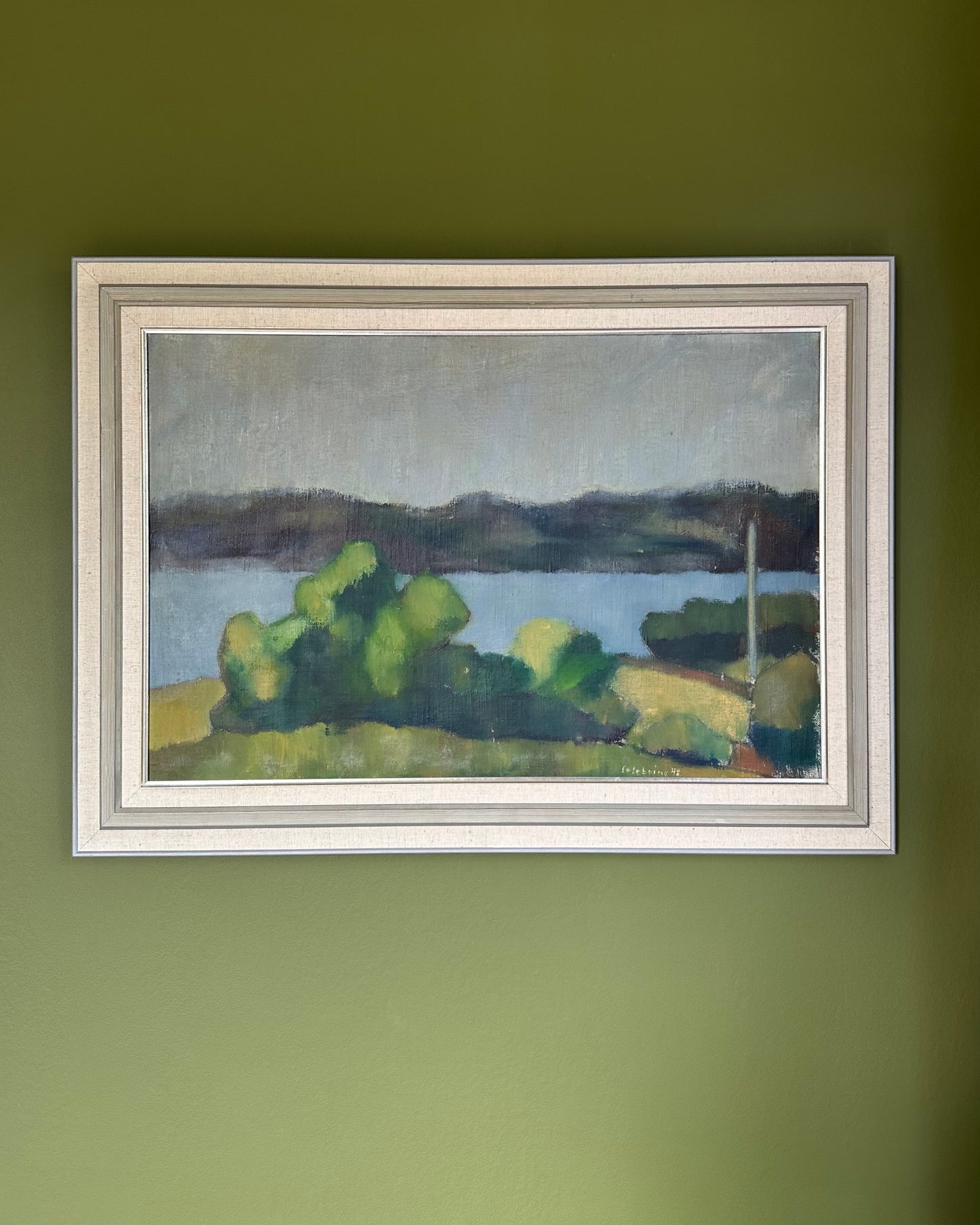 Oil Painting, signed 1948