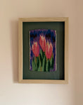 Load image into Gallery viewer, Framed Vintage Tapestry - Three Tulips
