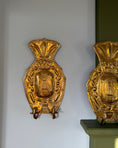 Load image into Gallery viewer, Pair of Double Armed Brass Wall Sconces
