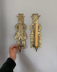 Load image into Gallery viewer, Pair of Brass Wall Sconces

