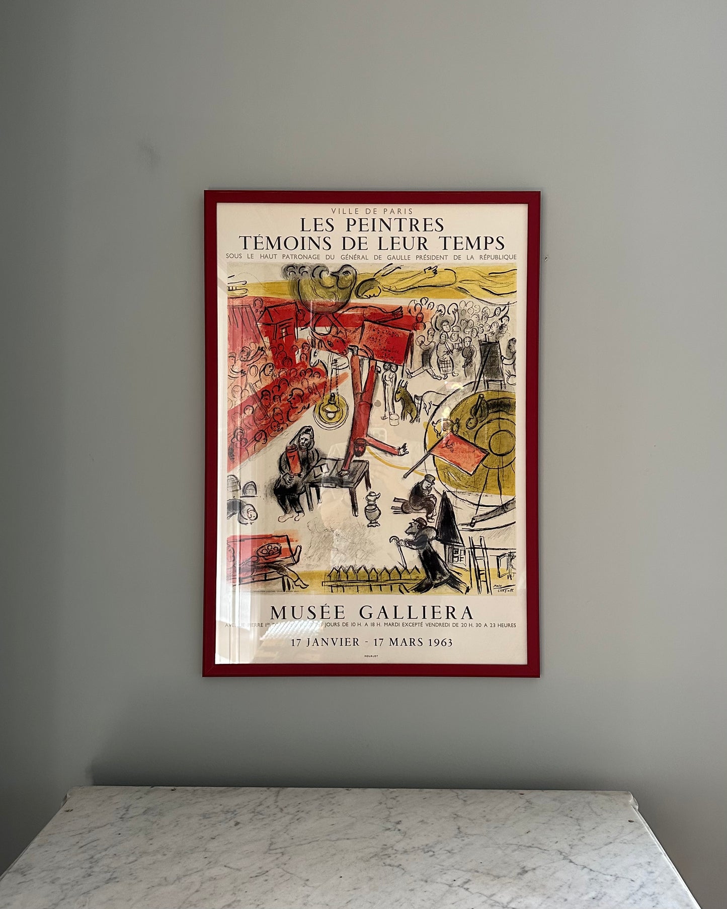Framed Exhibition Poster
