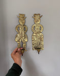Load image into Gallery viewer, Pair of Brass Wall Sconces
