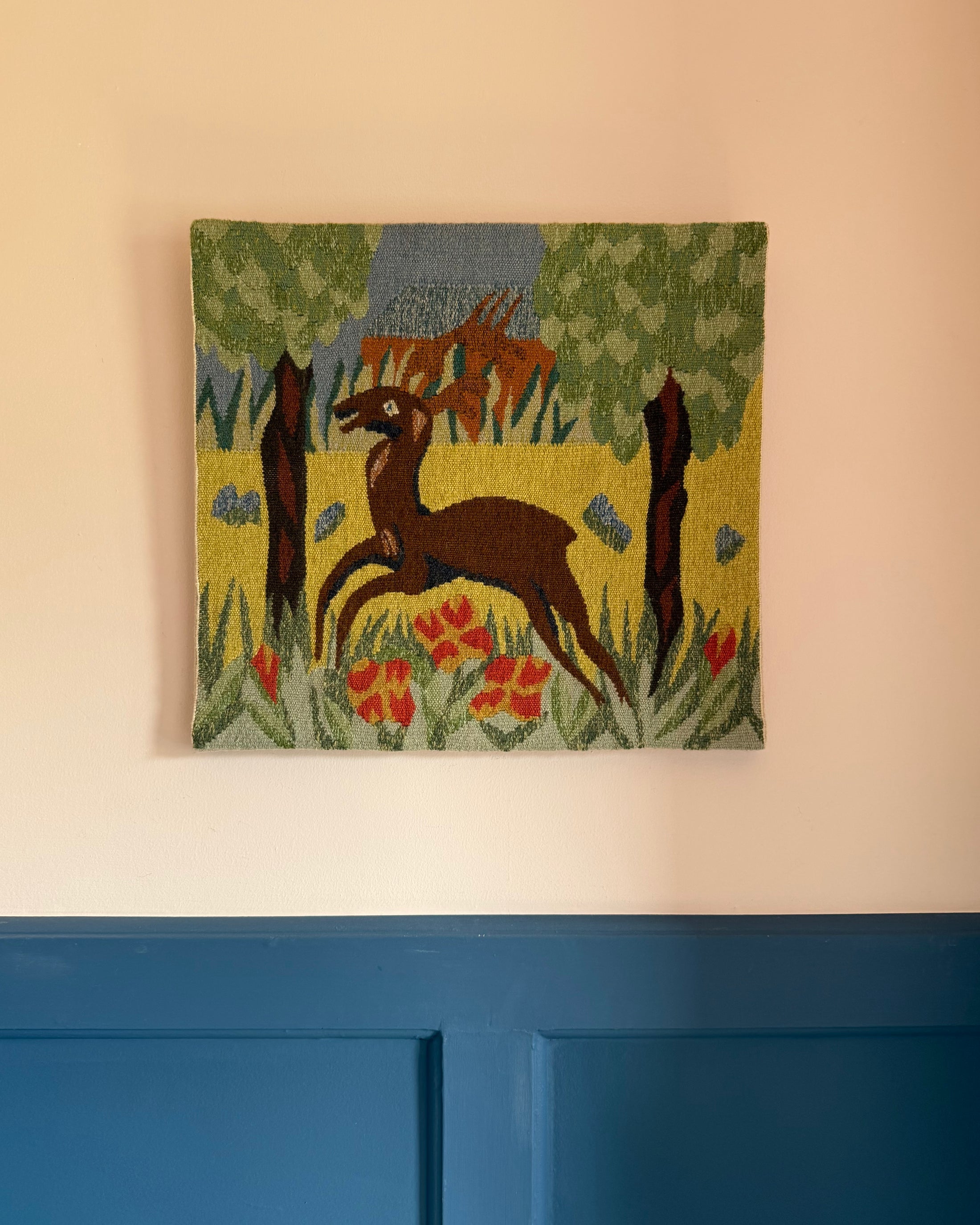 Vintage Deer Tapestry