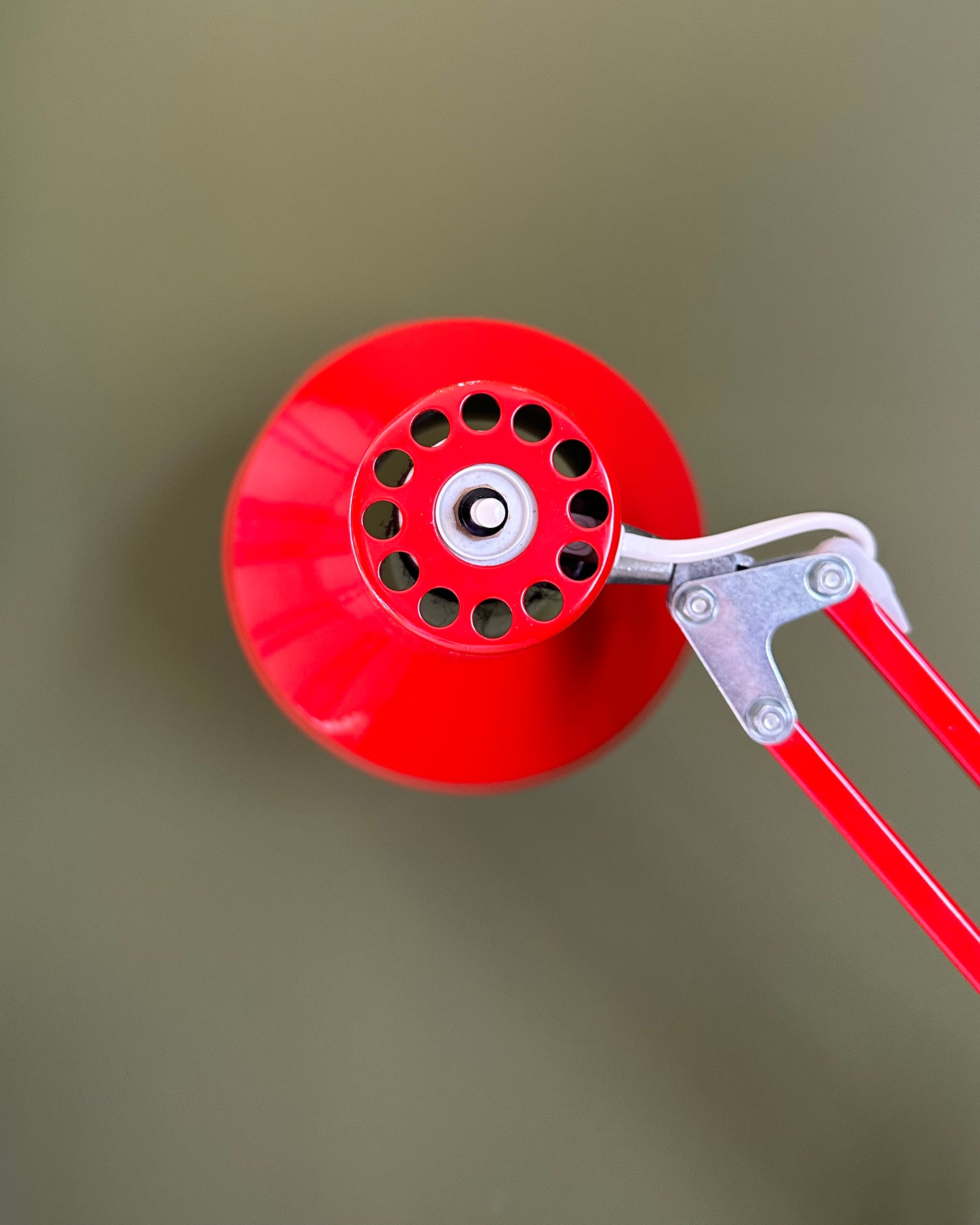 Red Vintage Desk Lamp