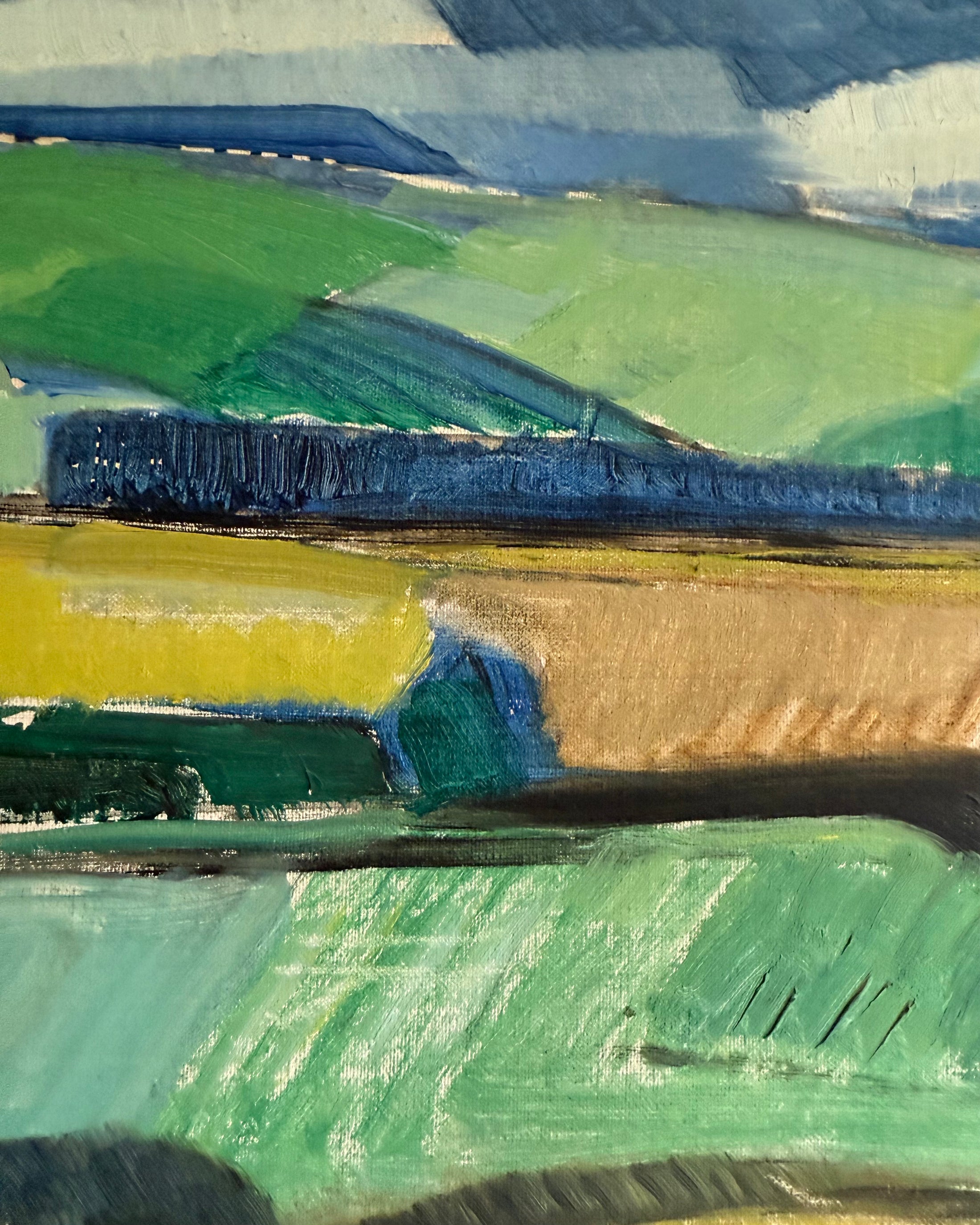 Blue and Green Landscape