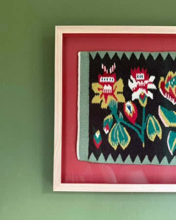 Framed Vintage Tapestry