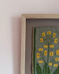 Load image into Gallery viewer, Framed Vintage Tapestry - Yellow Flowers
