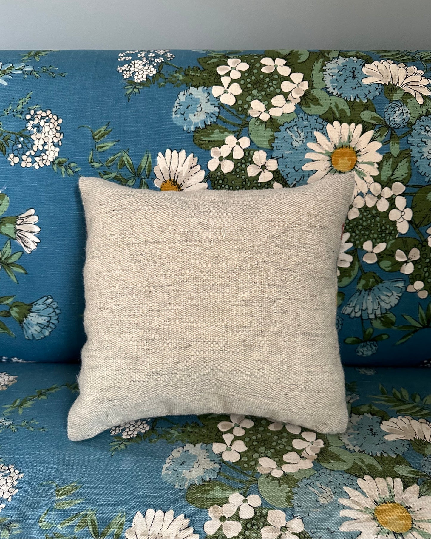 Small Hand-Embroidered Cushion