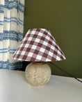 Load image into Gallery viewer, Vintage Table Lamp with Checked Shade
