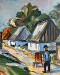 Load image into Gallery viewer, Large Mid-Century Oil Painting
