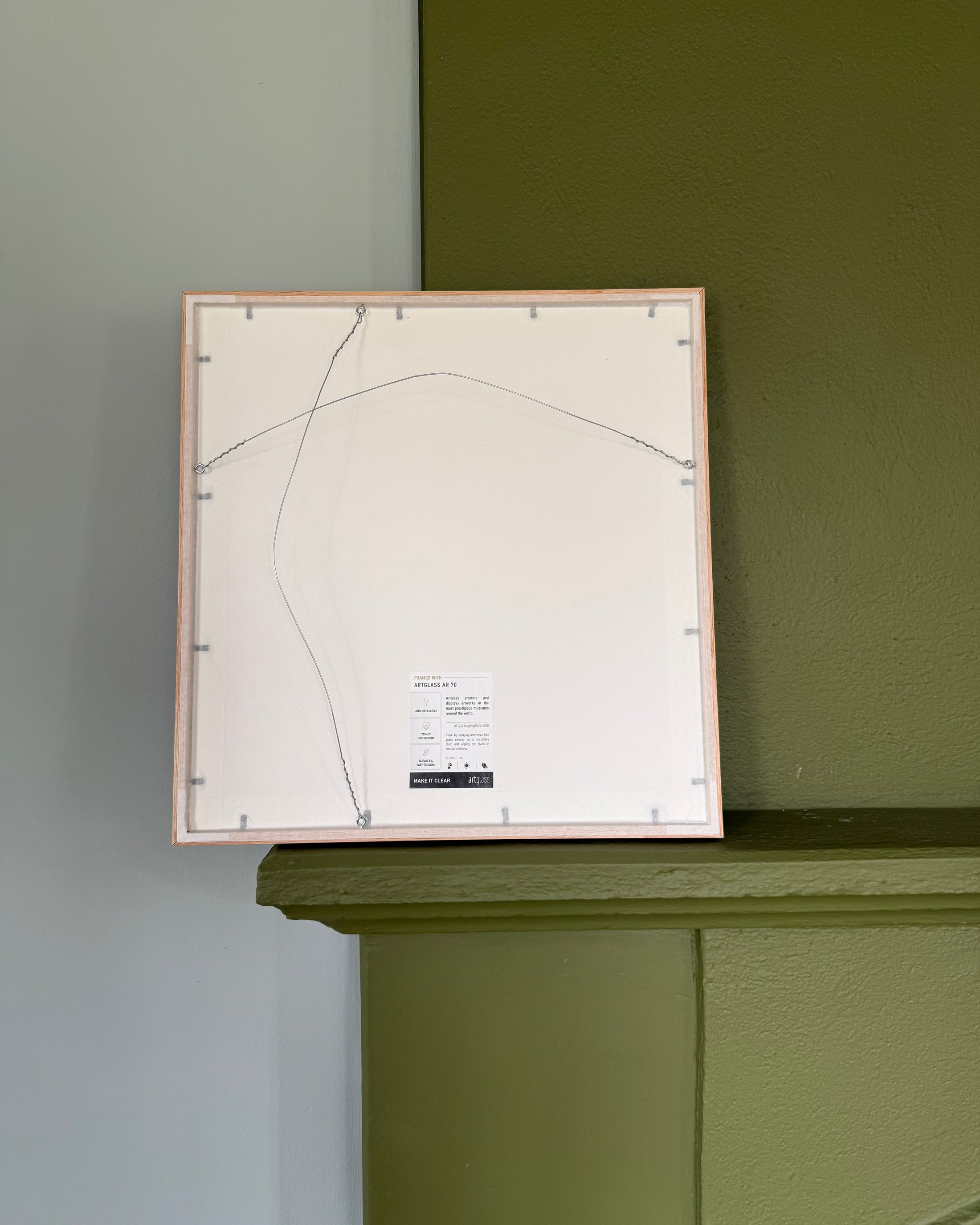 Framed Mid-Century Swedish Textile