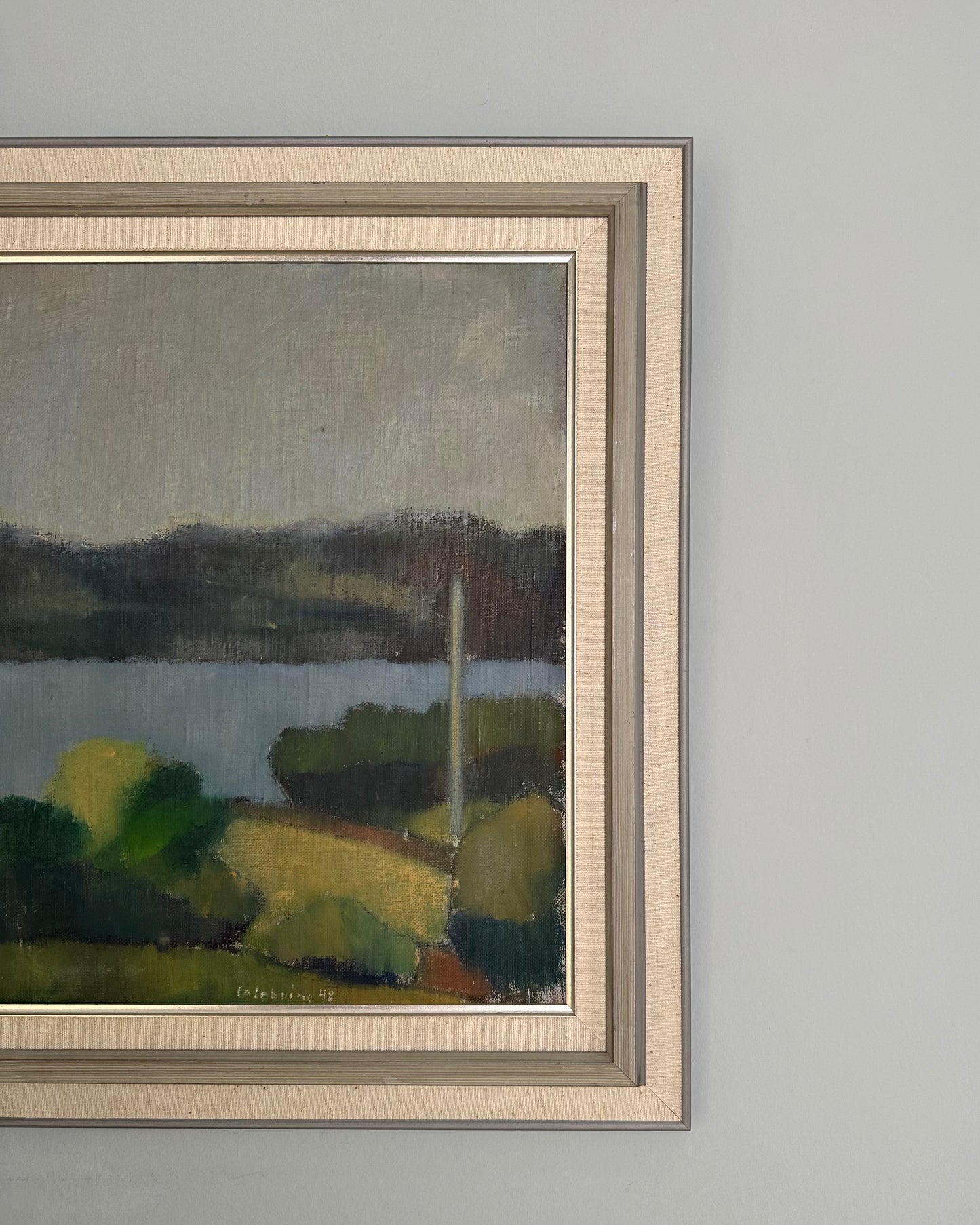 Oil Painting, signed 1948
