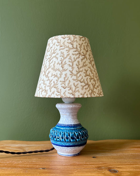 Small Vintage Table Lamp with Shade