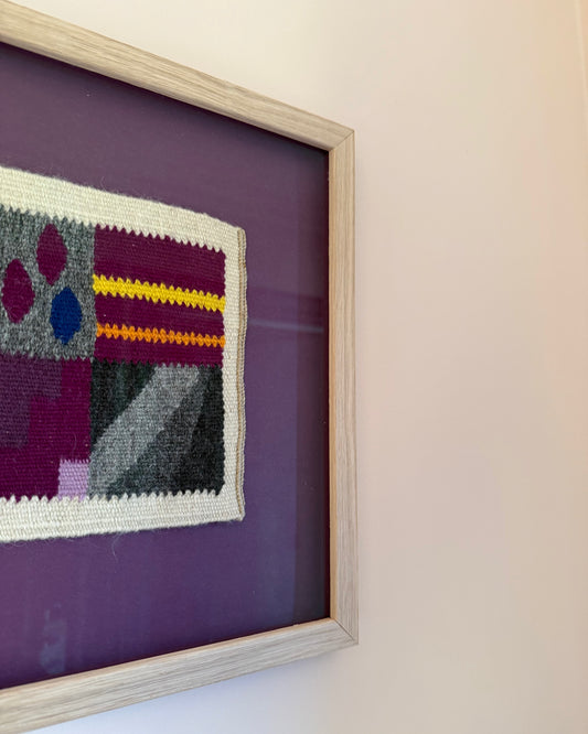 Framed Vintage Tapestry